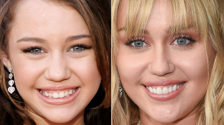 Miley Cyrus before after