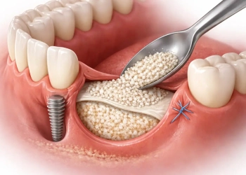 Knochenaufbau beim Zahnarzt: Ablauf, Zweck & Heilung
