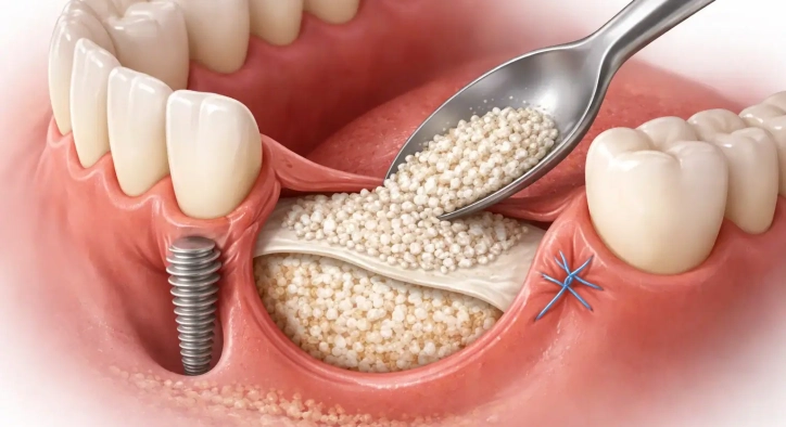 Knochenaufbau beim Zahnarzt: Ablauf, Zweck & Heilung